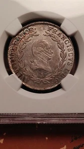 1808 A Austria Silver 20 Kreuzer NGC AU58 Prooflike surfaces Nicely Toned 1400 - Picture 1 of 4