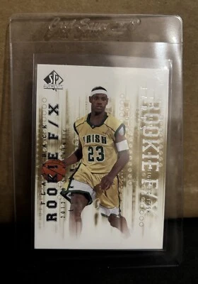 2012-13 UD SP Authentic Basketball Lebron James Flashback Rookie F/X #65 - Image 1 of 2