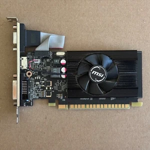 MSI GeForce GT 710 2GB DDR3 Desktop Video Graphics Card GPU VGA HDMI DVI Tested! - Picture 1 of 5