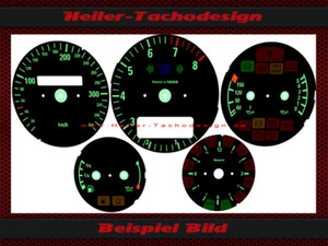 Tachoscheiben für Porsche 911 964 993 RUF Optik 360 Kmh Drehzahlmesser 4 Uhr - 2 - Bild 1 von 1