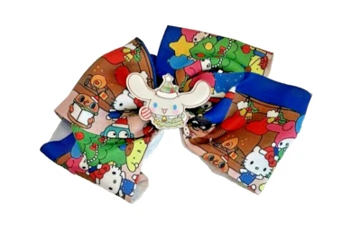 Sanrio праздничный рождественский праздник Hello Kitty и друзья мультфильм волосы бант зажим - Изображение 1 из 2