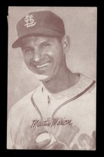 1947-66 EXHIBITS MARTIN MARION ST LOUIS BROWNS (LOW GRADE)