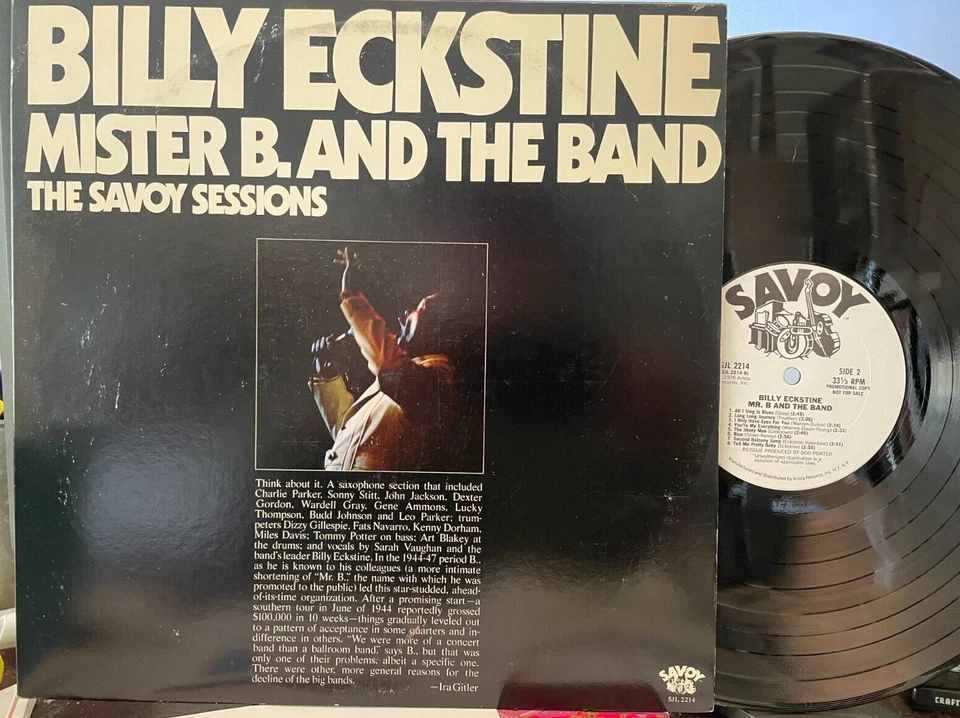 BILLY ECKSTINE Mister B. And The Band: The Savoy Sessions 2LP NM/VG+ WLP 1976 - Image 1 of 1
