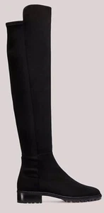 New Stuart Weitzman City Over The Knee Black Suede Leather Boots $795 - Bild 1 von 8