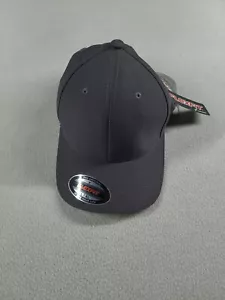 New Flexfit Hat Nissan Grey Logo Spellout Size L - XL Polyester Adult - Picture 1 of 9