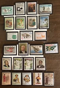 Kolumbien Briefmarke 1972 Porto und Luftpost postfrisch Falz postfrisch - Bild 1 von 3