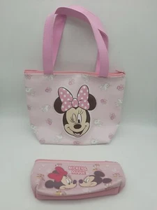Disney Minnie Mouse Rosa con Unicornios 11" x 8" Bolso y Monedero - Imagen 1 de 10