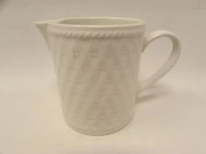 Korbgeflecht von Oneida Milchkännchen Gourmet Collection, ganz weiß, Weidenrand b153 - Bild 1 von 2