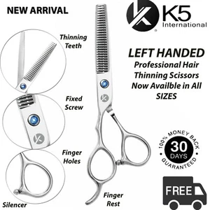 PRO Barber Salon Hairdressing Hair Cutting Thinning Scissors Shears Left Handed - Picture 1 of 12