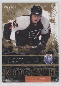 2007-08 Upper Deck Be a Player Player's Club /10 Riley Cote #275 Rookie RC