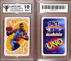 Tarjeta de juego LeBron James 2020 UNO de Mattel Space Jam AMARILLA #1 clasificación 10 #CM - Imagen 1 de 1