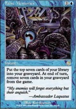 1x False Memories MTG Torment NM Magic Regular