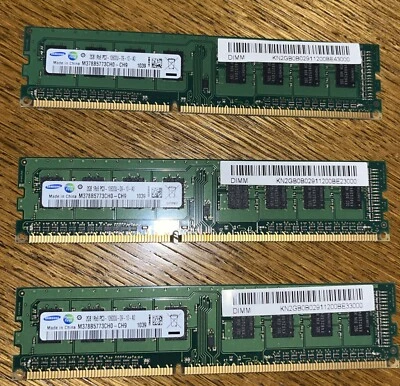 3x 2GB Samsung M378B5773CHO-CH9 - Bild 1 von 4