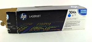 Nuevo - HP 304A - CC531A - Cartucho de tóner cian para LaserJet - Caja abierta - Imagen 1 de 5