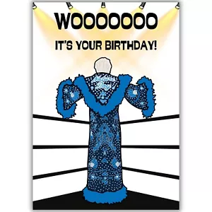 Geburtstagskarte Ric Flair, WWE WWF WCW Wrestling Legend, WOOO It's Your Birthday - Bild 1 von 8
