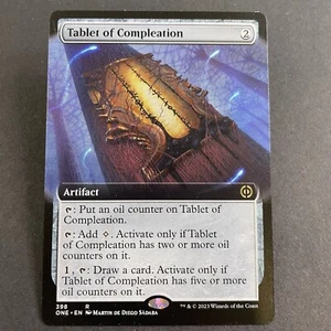Tablet of Compleation Extended Art 398 Near Mint Phyrexia: All Will Be One Rare - Picture 1 of 2