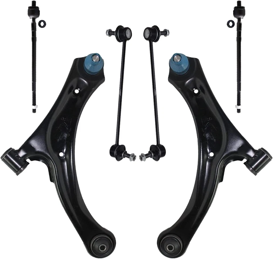 6pc Front Lower Control Arms Ball Joint Sway Bar Kit for 2004-2007 Suzuki Aerio - Изображение 1 из 1