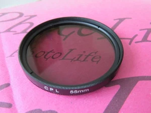 CPL 55 mm Filter ultraviolett für Canon Sony Nikon Pentax Kamera Objektiv Spiegelreflexkamera DSLR - Bild 1 von 2