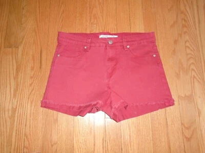 Celebrity Pink Red Denim Shorts Size 11/30 - Image 1 of 2