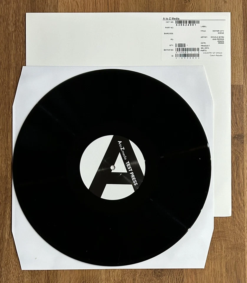 Pepper Adams Motor City Scene vinyl Test Pressing record LP Rare Donald Byrd - Image 1 of 1