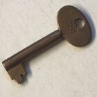 vintage Brass Gamewell Police Call Box Fire Alarm Lock Barrel Key antique old