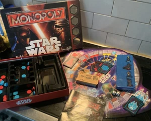 Star Wars - The Force Awakens - Monopoly Board Game - Disney Hasbro - Complete - Picture 1 of 8
