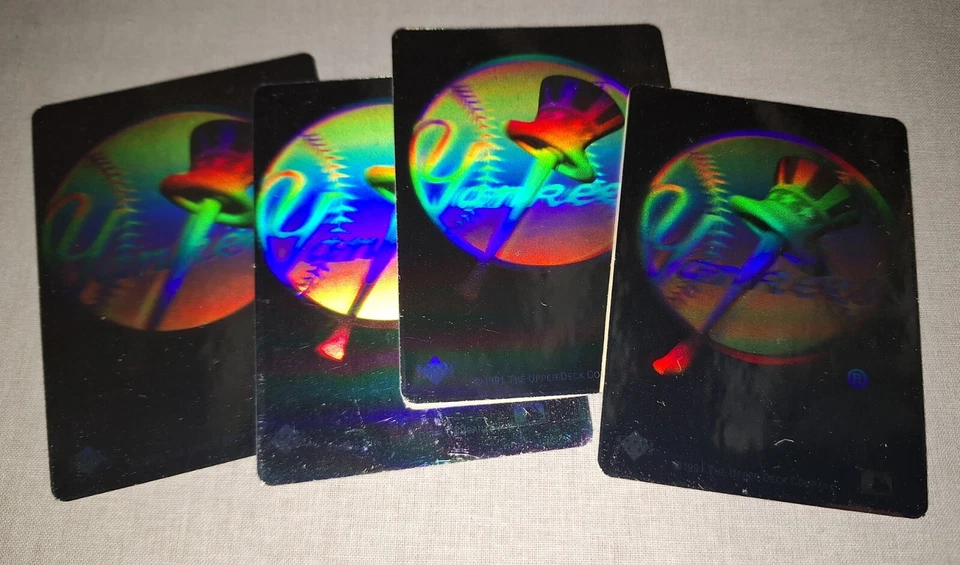 New York Yankees Upper Deck 1991 ¡¡Holograma adhesivo vintage!!! Foto 1 de 1