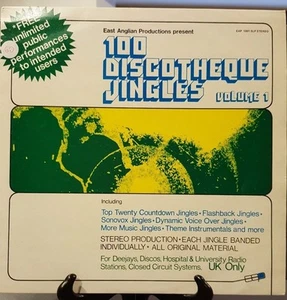 100 DISCOTEQUE JINGLES / VOL.1 - EX/EX - VINYL LP 33 - PRINTED IN ENGLAND 1976 - Foto 1 di 2