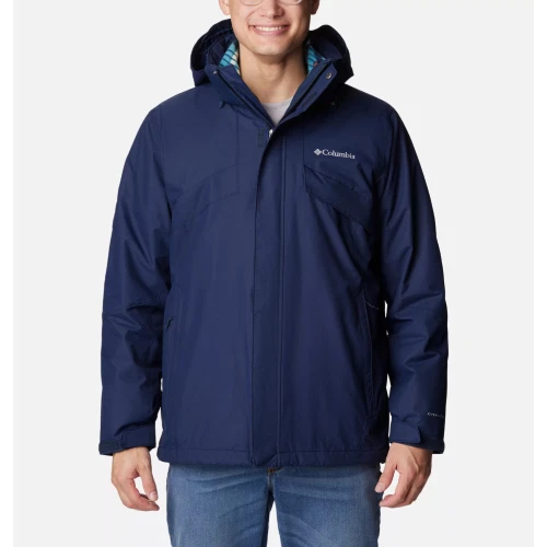 COLUMBIA BUGABOO II INTERCHANGE JACKET GIACCA 3 IN 1 PER OUTDOOR DA UOMO navy - Imagen 1 de 4