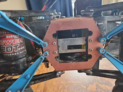 Alloy Wide Wheelbase Chassis Mount Bracket for Tamiya Bullhead Clod Buster 4X4 - Bild 1 von 4