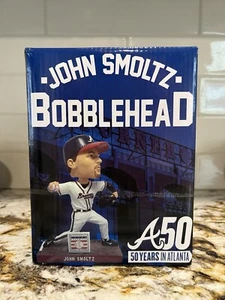John Smoltz Baseball HOF Braves SGA Bobblehead Delta Coke 50 Years in Atlanta - Picture 1 of 7
