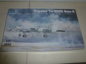 Trumpeter 1/72 Tupolev Tu-95MS Bear H Bomber #01601 New In Open Box USA SELLER!