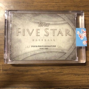 Ozzie Smith 2014 Topps Five Star Baseball Four-Piece Signature Book Card 5/10 - Picture 1 of 5