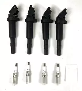 4X Ignition Coil Iridium Spark Plugs for BMW 228i 320i 328i 428i 528i X1 X3 X4 - Picture 1 of 9