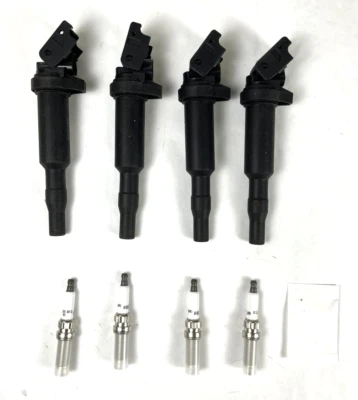 4 свечи зажигания катушки зажигания Iridium для BMW 228i 320i 328i 428i 528i X1 X3 X4 - Изображение 1 из 4