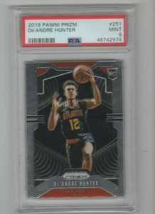 2019/20 Panini Prizm Base De'Andre Hunter #251 Rookie Card PSA MINT RC! HAWKS - Picture 1 of 1