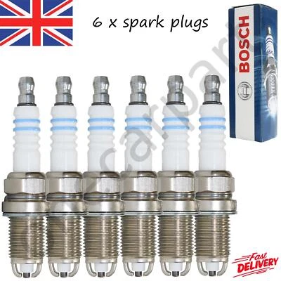 6 bujías Bosch FR6LDC7410 para Porsche 911 Carrera RS GT2 GT3 Targa 1988-05 Foto 1 de 3