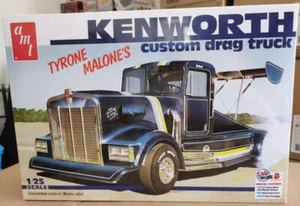 AMT1157 Round 2 Kenworth Custom Drag Truck (Tyrone Malone) 1:25 Scale Model Kit - Picture 1 of 3