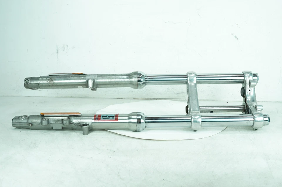 03 Harley Sportster XL1200 C OEM Juego de triple árbol delantero y patas de horquilla derecha deslizantes Foto 1 de 4