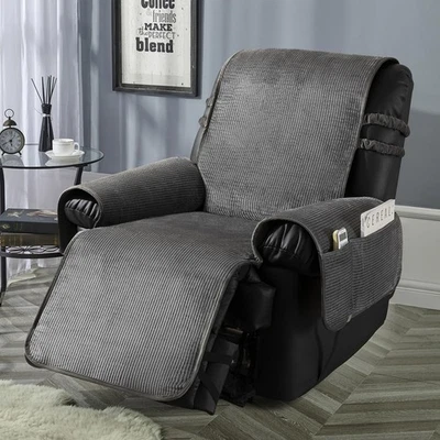 STONECREST Non Slip Recliner Chair Cover - Corduroy Cotton Face Recliner Slip... - Image 1 of 4