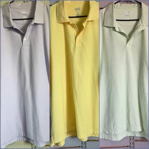 Lot Of 3 Men’s Croft & Barrow Easy Care XXL Polo Shirt 2X Short Sleeve Spring - Picture 1 of 7