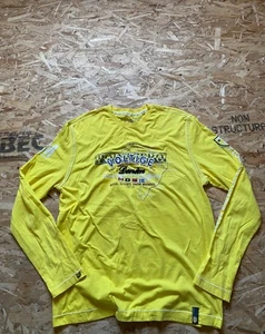 Y2K Yellow Point Zero Long sleeve Graphic Shirt with Large , Regular fit - Picture 1 of 10