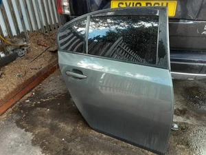 BMW 5 SERIES E60 REAR DOOR O/S DRIVERS SIDE / RIGHT SIDE - TITANGRAU II METALLIC - Picture 1 of 2