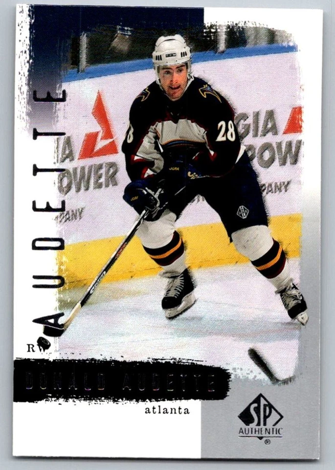2000-01 SP Authentic Donald Audette Atlanta Thrashers #5 - Image 1 of 2