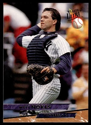 1993 Ultra #247 Matt Nokes - New York Yankees - Image 1 of 2