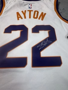 Signed Nike NBA Phoenix Suns Jersey DriFit White Size 48/Large Deandre Ayton NWT - Picture 1 of 13