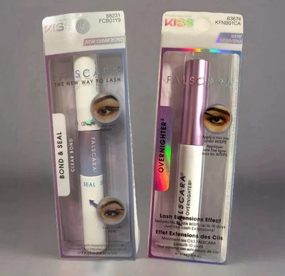 Kiss Falscara Duo BOND & SEAL (CLR) & OVERNIGHTER Prime & Seal Falscara Lashes - Image 1 of 3