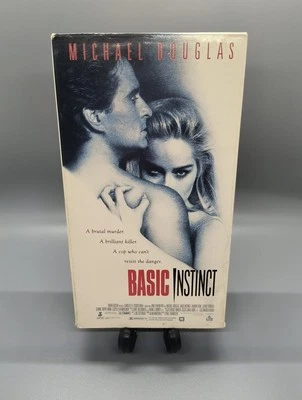 Basic Instinct VHS 1992 Michael Douglas  - Image 1 of 4