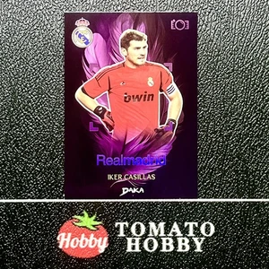DAKA TOP AUDIENCE 2024-25 IKER CASILLAS /175 PURPLE REFRACTOR LEGENDS - Picture 1 of 2
