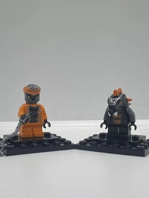 LEGO NINJAGO SNIKE minifigura 9448 serpiente naranja y Bytar 9556 9448 minifigura Foto 1 de 4